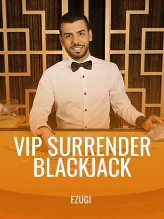 VIP Surrender Blackjack en direct (Ezugi)